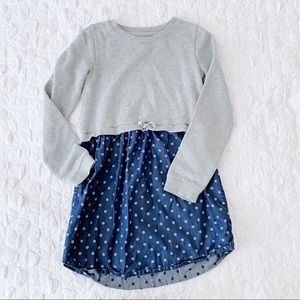 {Tucker & Tate} Mixed media dress size 8